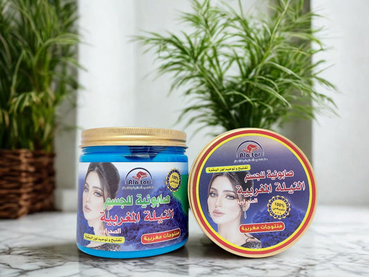 Savon corporel à l'indigo marocain