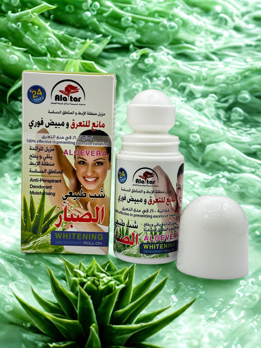 Déodorant et blanchiment instantané à l'extrait d'aloe vera