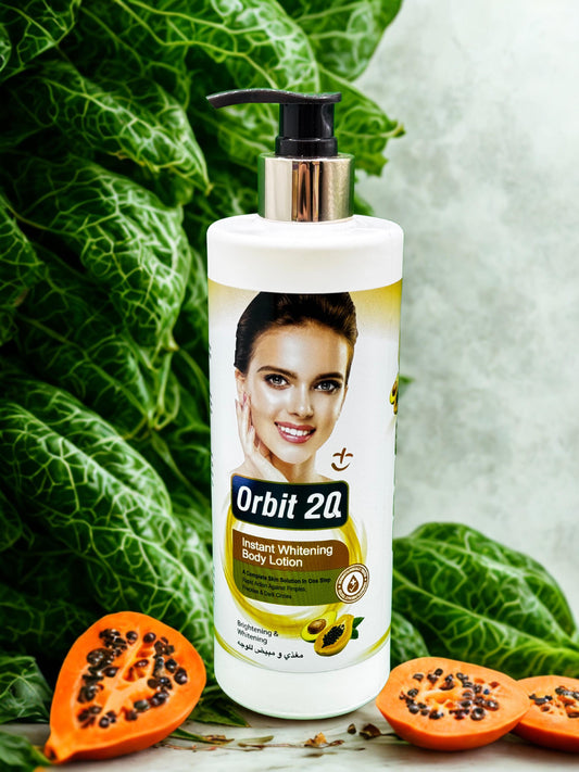 Lotion corporelle blanchissante instantanée
