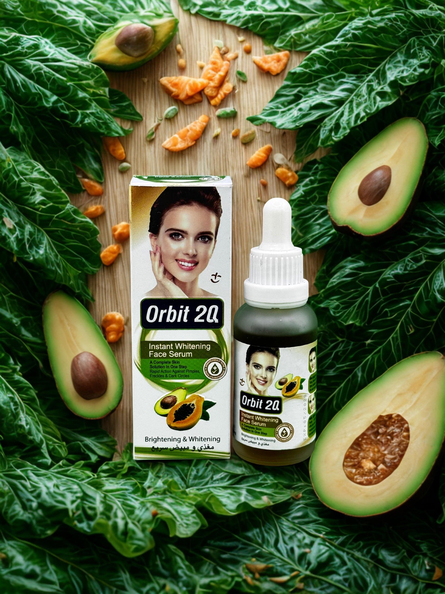 Sérum éclaircissant instantané pour le visage