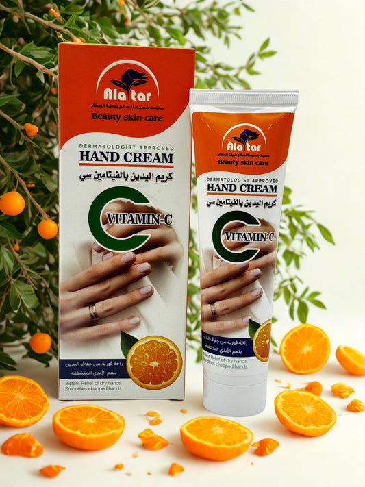 Crème pour les mains à la vitamine C
