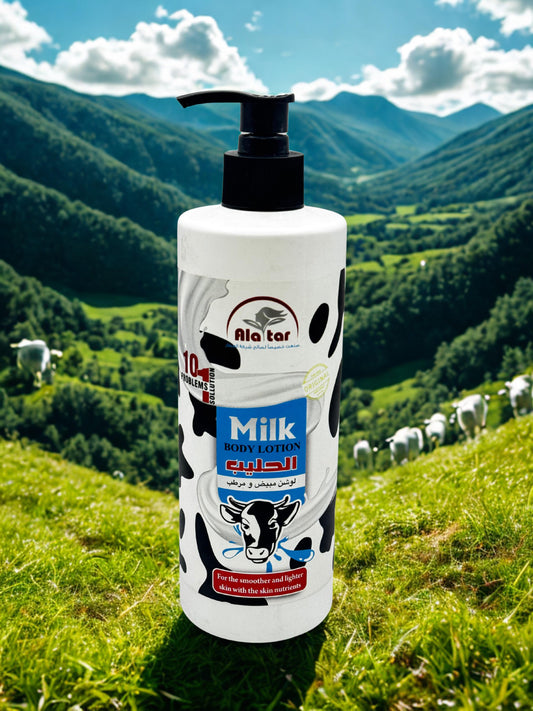 Gel douche au lait