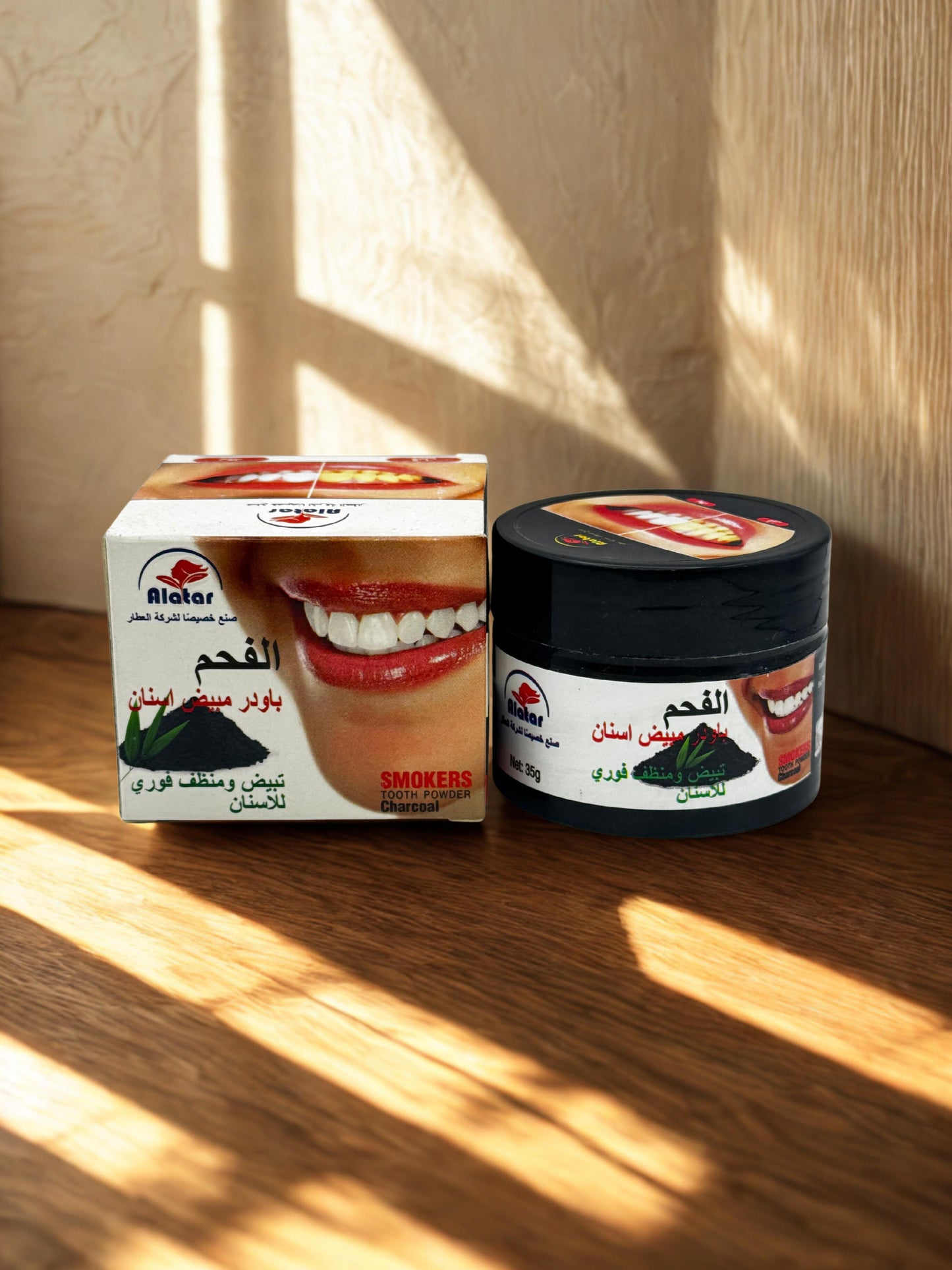 Charcoal powder for teeth whitening