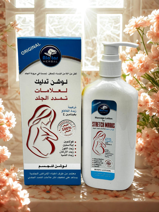 Lotion de massage pour les vergetures