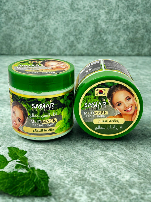 Masque à l'argile à la menthe