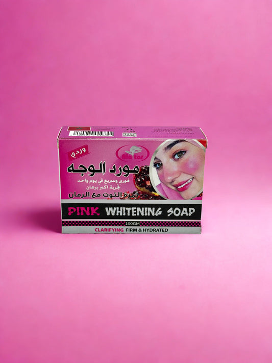 Savon rose pour le visage