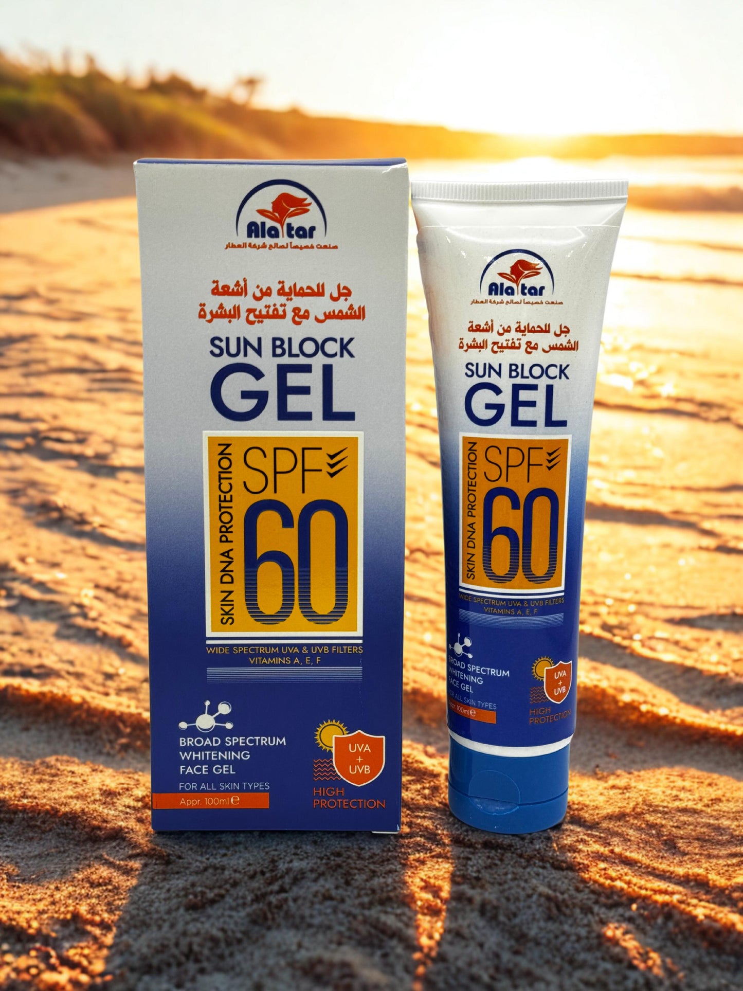 Gel solaire - FPS 60 (100 ml)