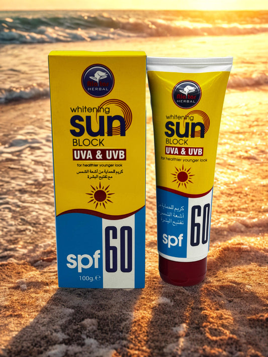 Crème solaire à base de plantes - FPS 60 (100 g)