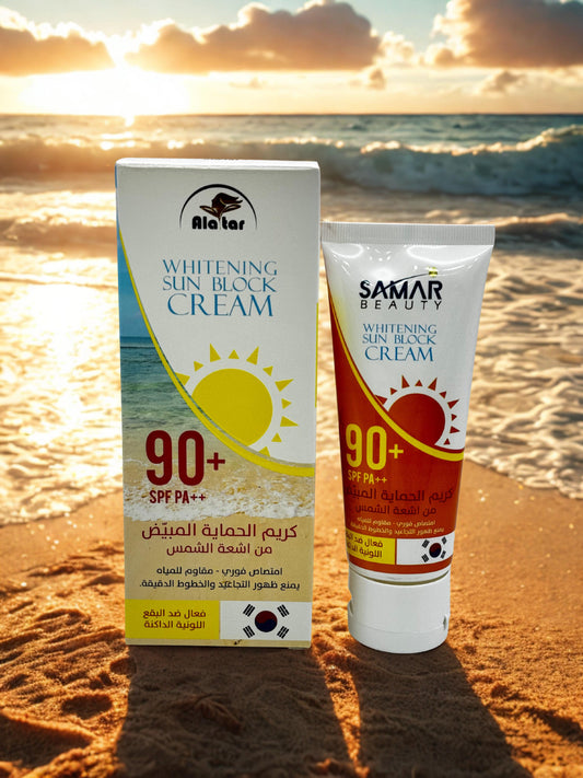 Crème solaire blanchissante - SPF 90