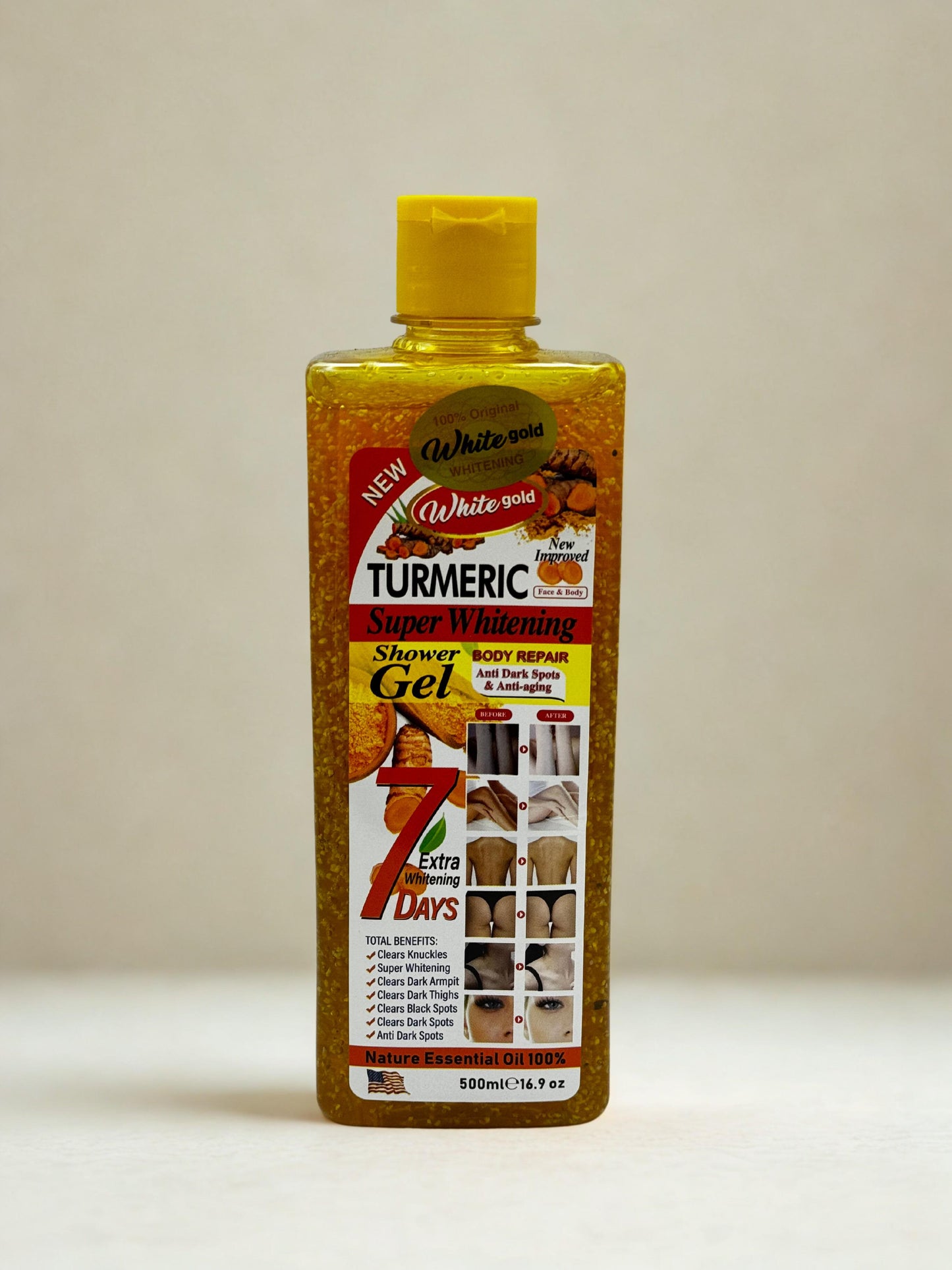 Turmeric shower gel