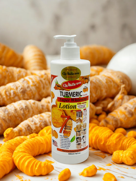 Lotion corporelle au curcuma