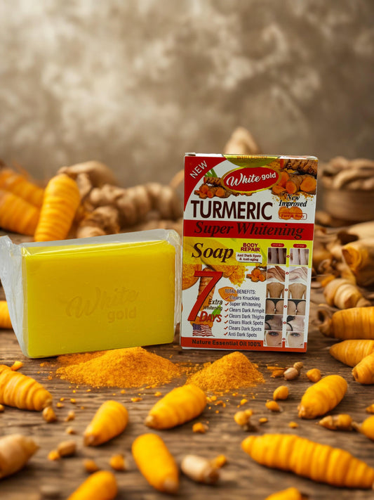 Savon blanchissant au curcuma