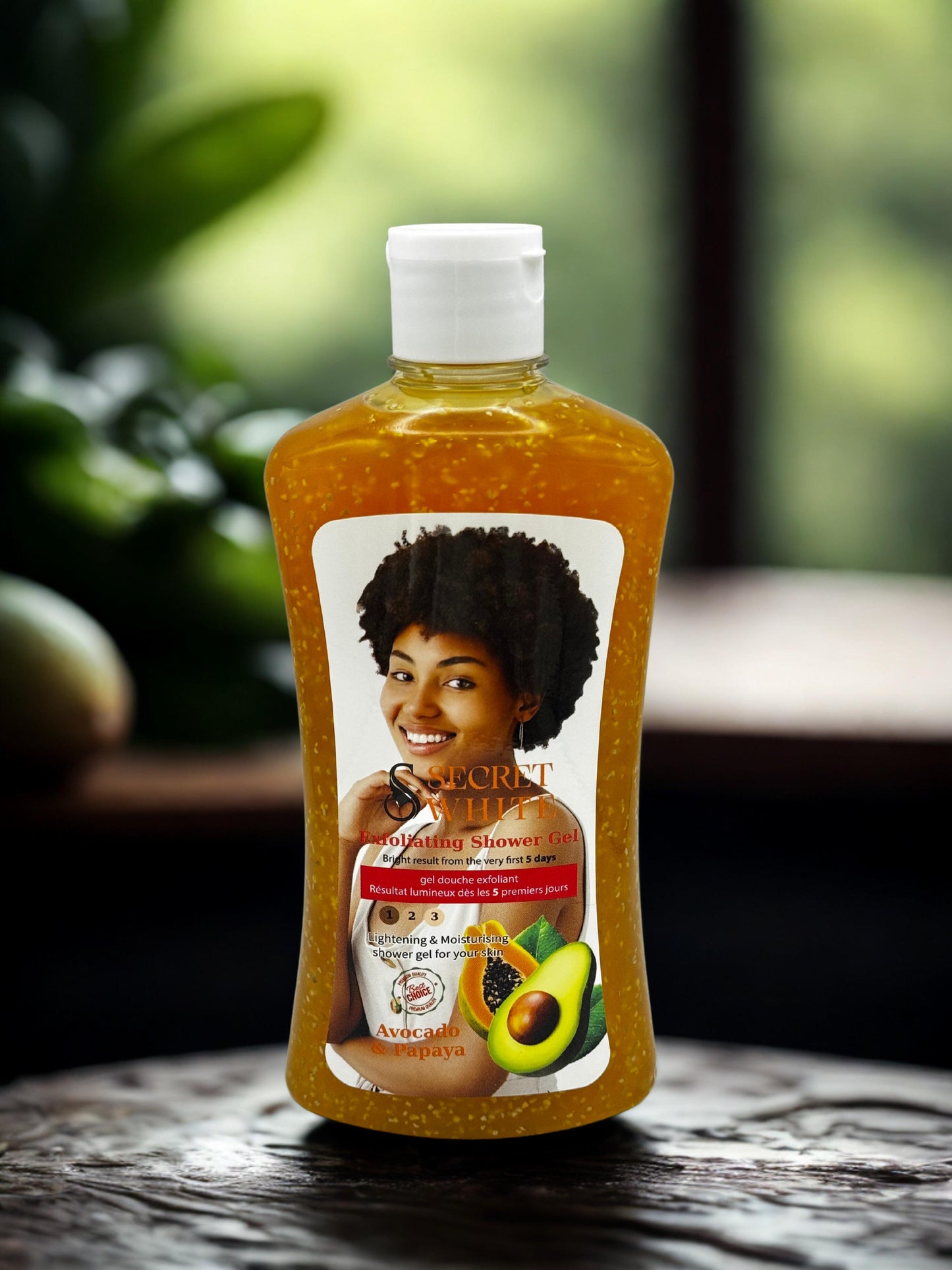 Gel douche exfoliant