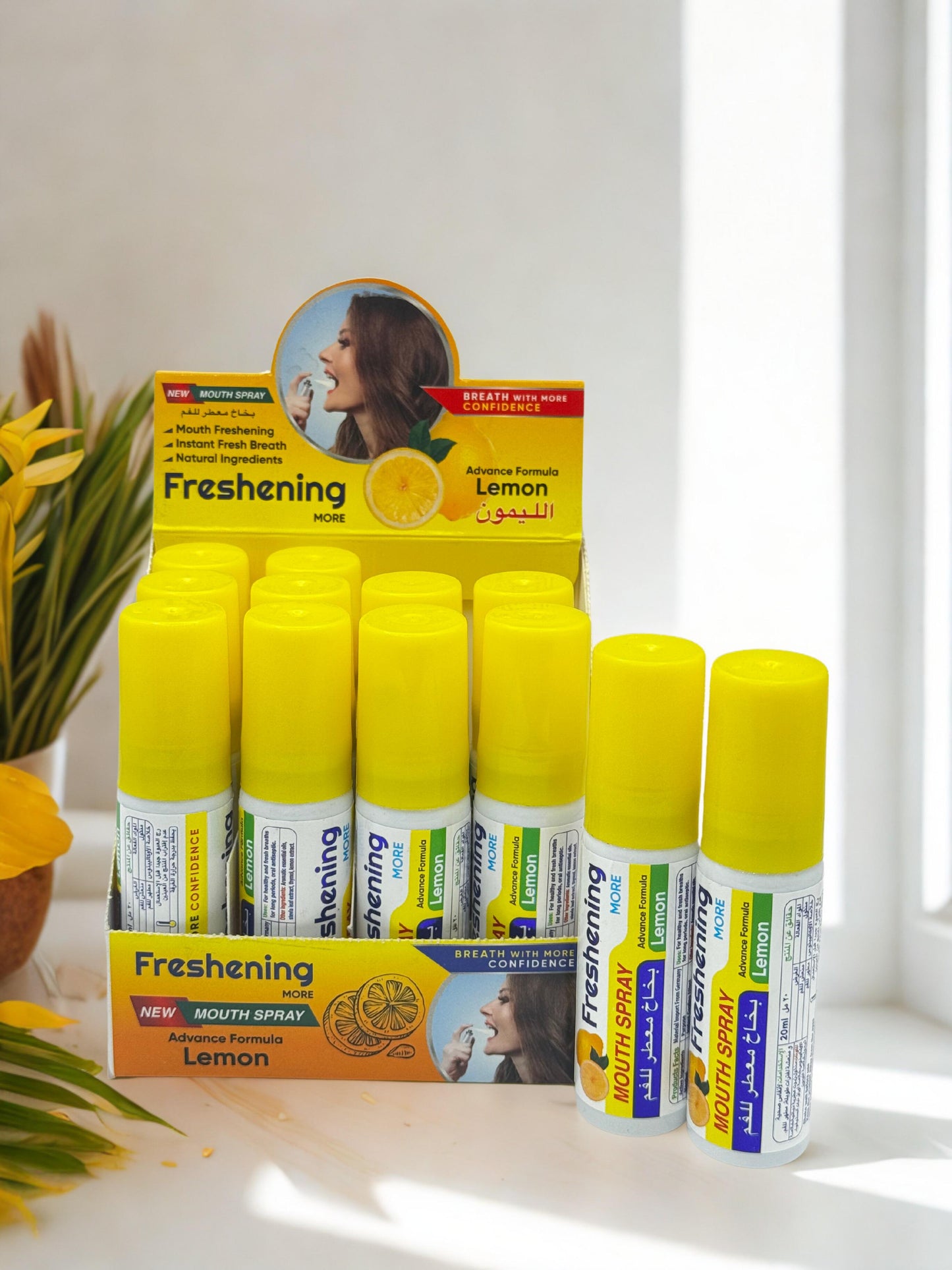Spray buccal au citron