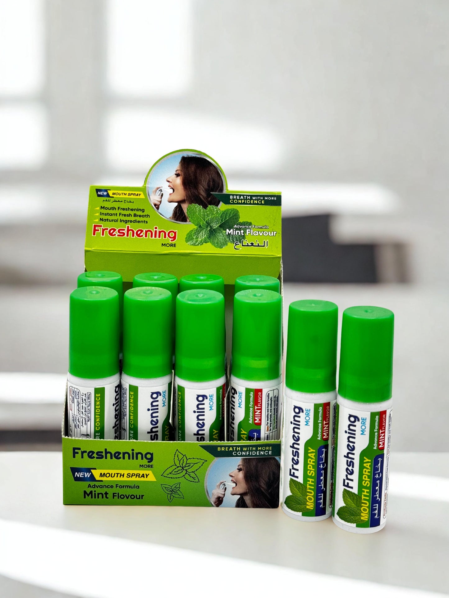 spray buccal à la menthe