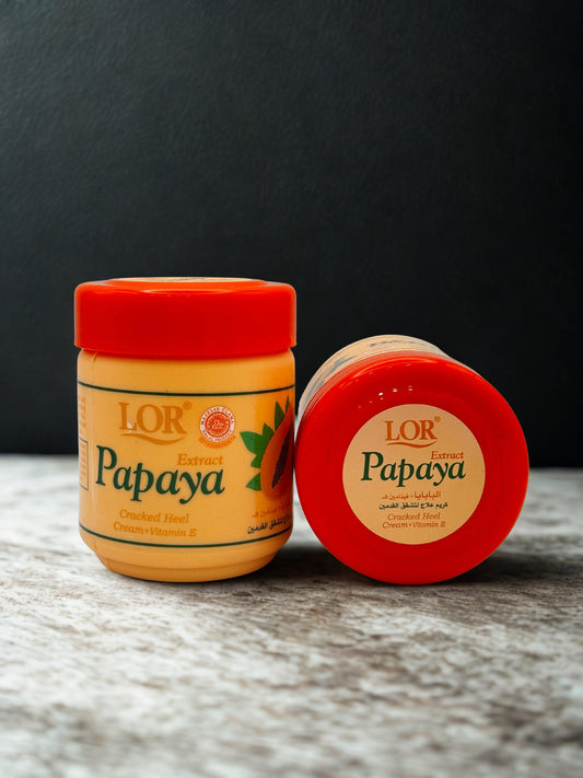 Crème pour les pieds crevassés à la papaye et à la vitamine E