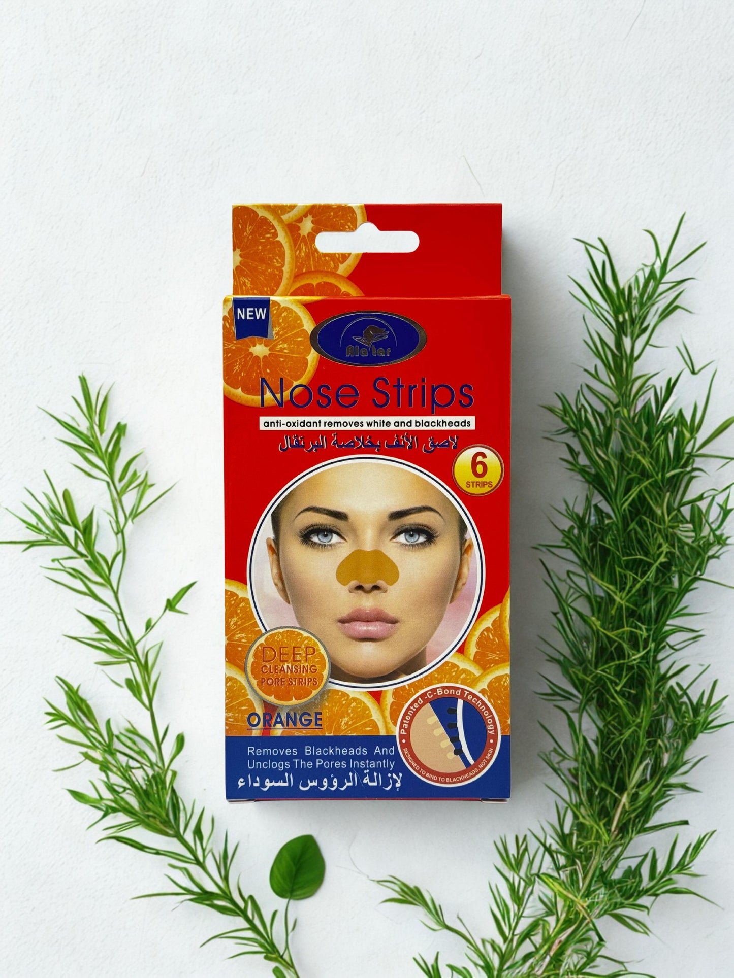 Patch nasal orange