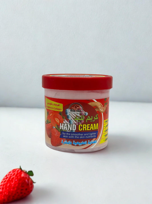 Crème pour les mains - Fraise