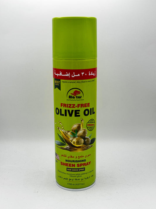 Laque pour cheveux à l'huile d'olive