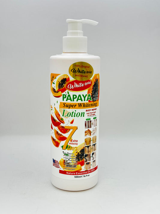 Lotion super blanchissante à la papaye