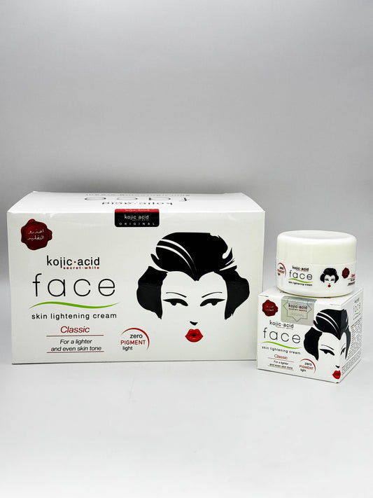 Crème pour le visage à l'acide kojique
