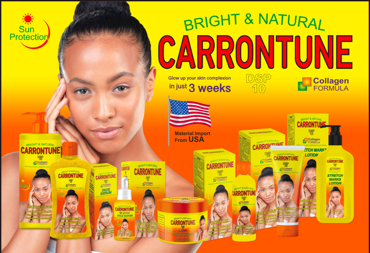 مجموعة Carrontune لتفتيح البشرة – إشراقة طبيعية تبدأ خلال 3 أسابيع! 🌟  Bright & Natural – Collagen Formula DSP 10 🇺🇸