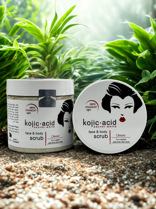 Kojic acid scrub