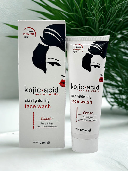 Kojic acid face wash