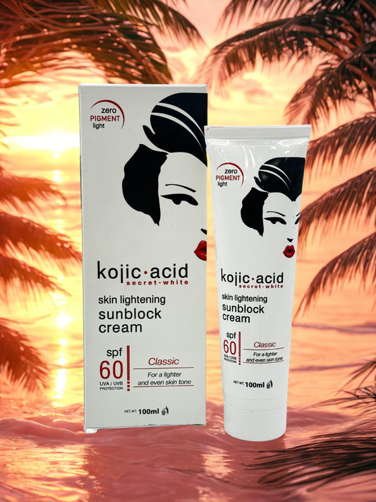 Kojic Acid Sunscreen Cream - (SPF 60)