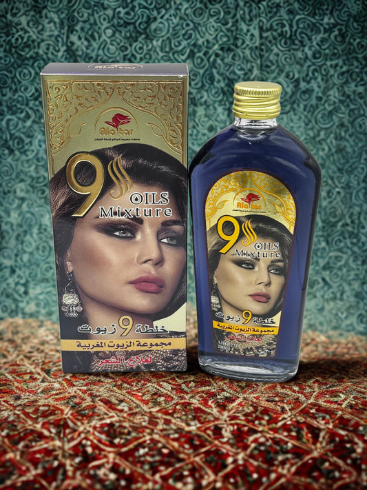 9 oils mixture for hair