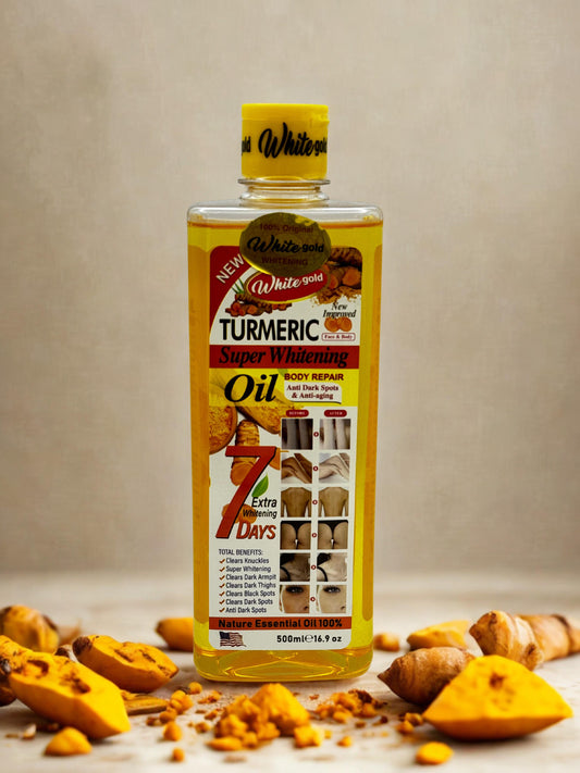 Turmeric whitening oil