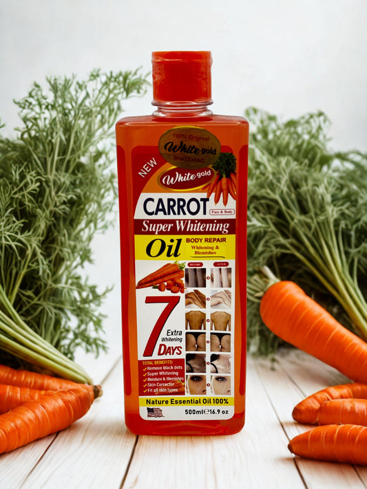 Super whitening carrot oil