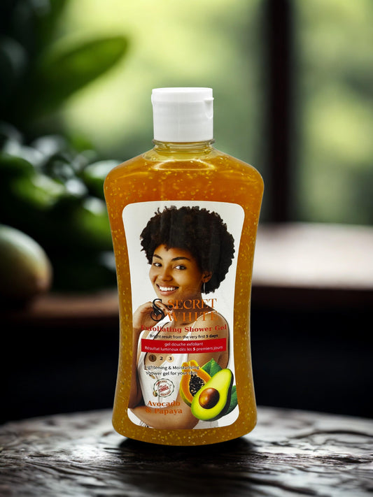 Exfoliating shower gel