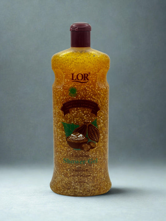 Exfoliating Shower Gel - LOR with Cocoa and Shea Butter